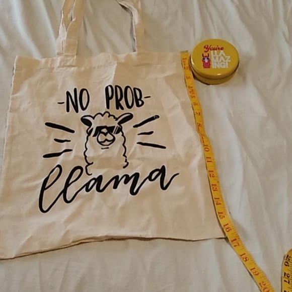 No Prob Llama bag and your llamazing tin canister - Picture 3 of 5